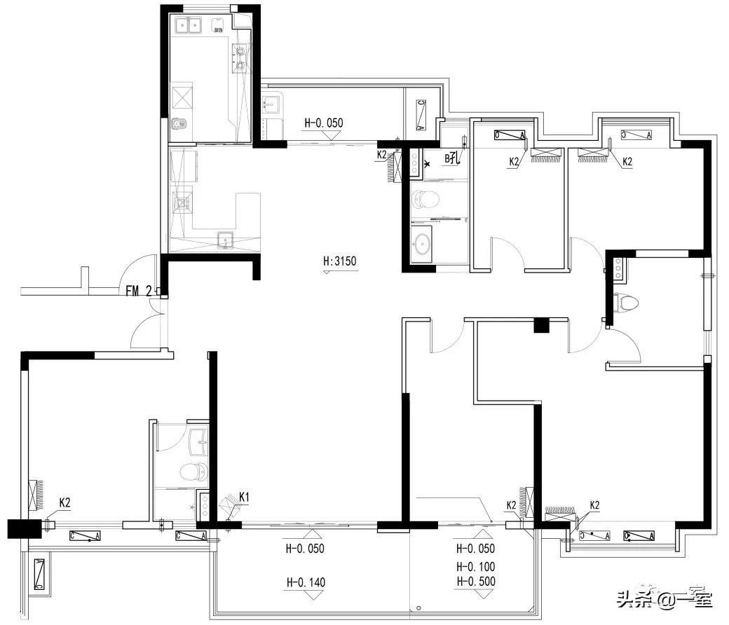 设计师必备的住宅户型图，你值得拥有